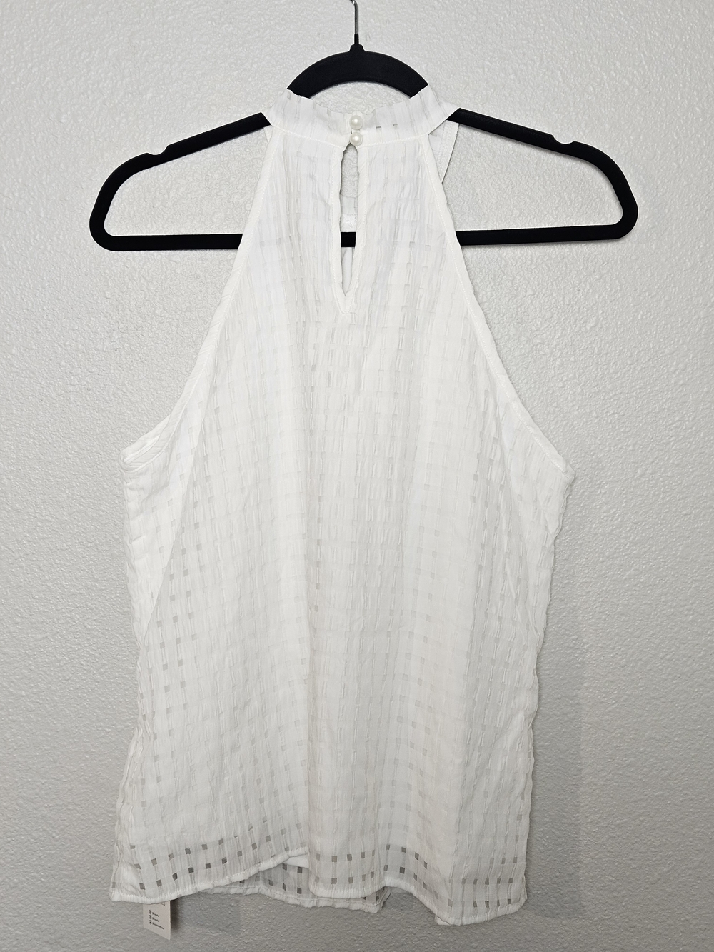 Cupshe White Halter Neck Textured Camisole Size Medium - Picture 4 of 4